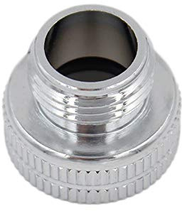 SpiceFlow Adapterstück | Chrom/Messing | 3/4 Zoll Innengewinde | 1/2 Zoll Außengewinde