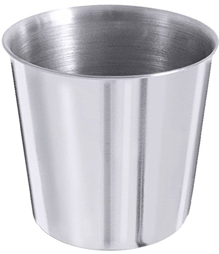 Dariolform aus Edelstahl, hochglänzend und in extra schwerer Qualität/Inhalt: 100 ml | ERK
