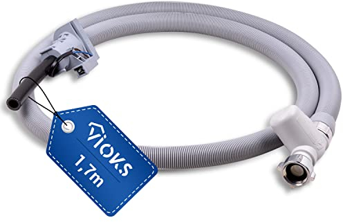 VIOKS Aquastop Schlauch Spülmaschine 1,7m Ersatz für AEG 1115765123 & 111576502/4 für Single Geschirrspüler Tischgeschirrspüler - Spülmaschine Zulaufschlauch