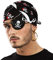 P'TIT CLOWN - 69472 - Cache-Œil et Anneau d'Oreille de Pirate - Accessoires de Déguisement - Parfait pour Carnaval, Halloween, Cosplay, Fêtes Costumées, Evènements à Thèmes - Unisexe