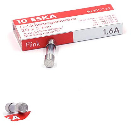 Schnellsicherung (F) Glas 16A / 250VAC 5 x 20 mm, 10 Stück