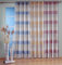 fashion and joy Ösenschal aus edlem Karo TAFT in Beere pink mit Perlmutt Schimmer - Dekoschal HxB 230x135 cm - Gardine rosa Vorhang rosé Typ354
