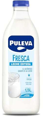 Leche Puleva Fresca Entera pasteurizada botella 1,5L