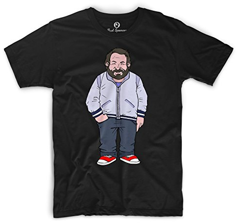 Bud Spencer Herren Jumbo (Zwei ausser Rand und Band) Comic T-Shirt