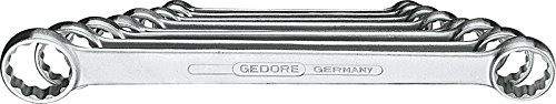 GEDORE Doppelringschlüssel-Satz 8-teilig 6x7-20x22 mm DIN 837 B