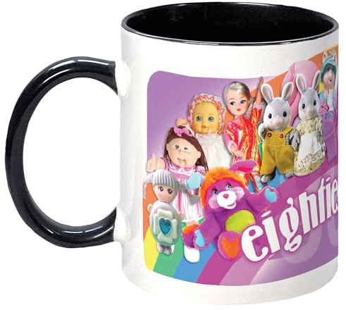 Pop Art Products Eighties Child Mug. Cool Retro 80's Trollz Care Bear Cabbage Patch