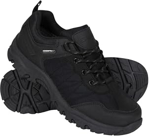 Mountain Warehouse Stampede Kids Waterproof Shoes | Boys & Girls Lightweight & Durable Sneakers with Breathable Padded Ankle for Comfort & Support, For Wet Weather & Walking