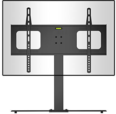 Duronic TV Stand for Desk TVS2D2 Table 30-65 inch TV | VESA 200 400 600| Suitable for Desktop - Television of size 30 32 40 43 50 55 60 65 inch | 50kg capacity