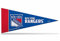 Rico Industries NHL New York Rangers 8-teiliges Mini-Wimpel-Dekor-Set, 10,2 x 22,9 cm