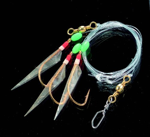 DEGA Norwegen-Paternoster echte Fischhaut 3/0