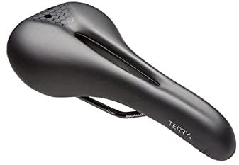 Terry Fly Cromoly Fahrradsattel - Fahrradsitz für Herren - flexibel & bequem - Dura-Tek Bezug - Schwarz - Schwarz