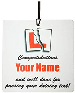 Personalisierter Driving Test Pass Auto Lufterfrischer