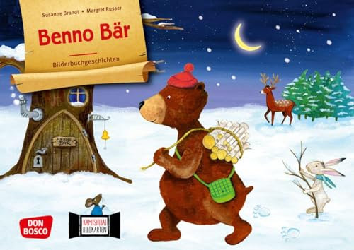 Benno Bär. Kamishibai Bildkartenset: Entdecken - Erzählen - Begreifen: Bilderbuchgeschichten. Winterliche Freundschaftsgeschichte über ... für unser Erzähltheater)