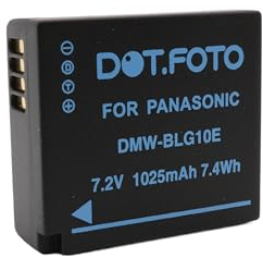 Dot.Foto DMW-BLE9, DMW-BLE9E, DMW-BLG10, DMW-BLG10E Premium 7.2v / 1025mAh Rechargeable Battery for Panasonic DC-TZ99, DC-TZ90 DMC-TZ100 DMC-GX7 DMC-TZ80 DC-LX100 II, DMC-GF6 DMC-GX80 DC-GX9