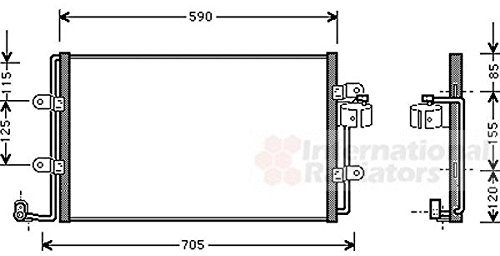 VAN WEZEL Kondensator 555x363 58005176