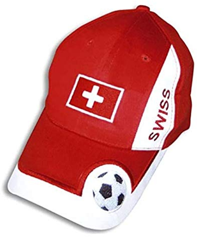 KarnevalsTeufel.de Fan Basecap Schweiz, variabel verstellbar, WM, EM
