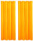 Bestlivings Vorhang Blickdicht (140x245cm / 2 Stück) Gardine Uni (Orange) mit Kräuselband/Universalband, Dekoschal für Fenster, Balkon - Dekorativer Gardinenschal