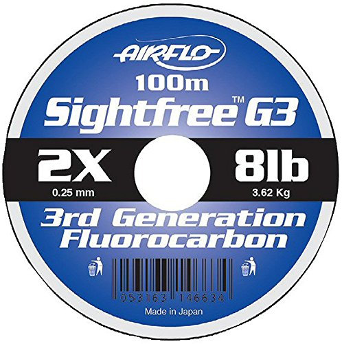 Airflo Sightfree G3 Fly Fishing Flourocarbon Tippet 7LB 100M
