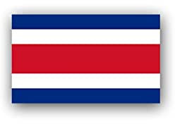 Aufkleber/Sticker Costa Rica Flagge Reiche Küste Staat Spanisch 12x7cm A2943
