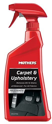 Mothers Carpet & Upholstery Cleaner, 24 oz. — Pro-Strength, pH-Balanced Formula Removes Ground-in Dirt, Soil & Stains from Cloth, Carpet, Velour & Vinyl, Restores a Clean Fresh Look (05424)