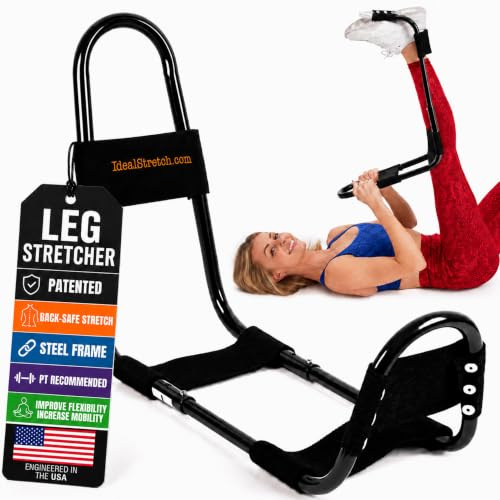 IdealStretch - Original Patented – Hamstring Stretcher, Lower Back Stretcher, Hip Stretcher, & Calf Stretcher - Knee Extension & Pain Relief
