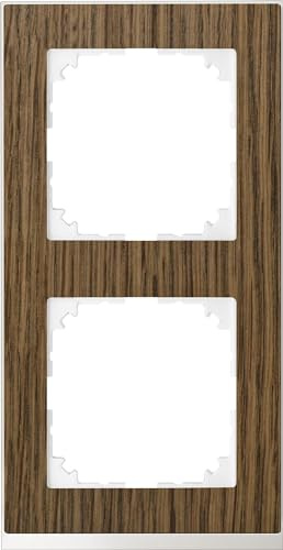 Merten M-Pure Decor-Rahmen, 2 Fach, Eiche/aktivweiß, MEG4020-3674