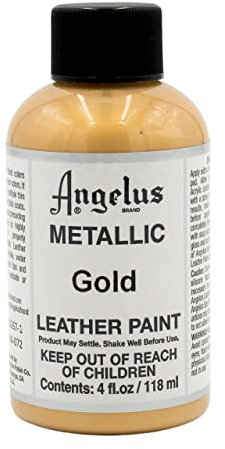 Angelus Acrylic Leather Paint-118.3ml Gold