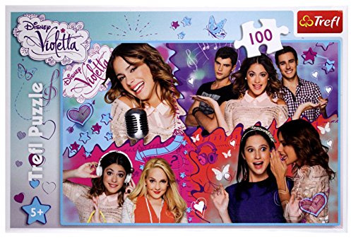 Puzzle 100 Disney Violetta Zakrecony swiat Violetty
