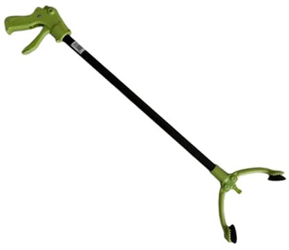 Ama Pinza Raccoglitrice Manuale con Sistema Raccogli e Trattieni – Ideale per Agricoltura e Giardinaggio, Lunghezza Regolabile da 80 a 85 mm, Alluminio Resistente e Impugnatura Ergonomica