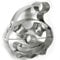 Städter Präge-Ausstecher Clownskopf, Edelstahl, Silber, 9 cm