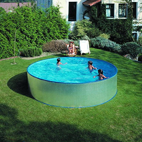 Gre KITWPR450E - Piscina Tonda Acciaio galvanizzato Dim: Ø 450 h 90