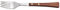 Arcos Serie Manchega, Forchetta Tavola, Manico Legno compresso e acciaio Inossidabile 18/10, 100 mm, Colore Marrone