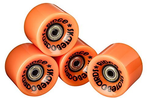 Ridge Skateboards Longboard-Räder, Orange, 70mm