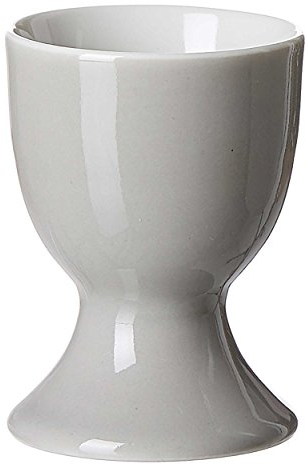 Ritzenhoff & Breker Doppio Eierbecher, Ei Becher, Eierhalter, Geschirr, Porzellan, Grau, 5 cm, 576856