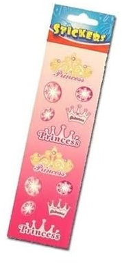 10 Sheets of Princess Stickers