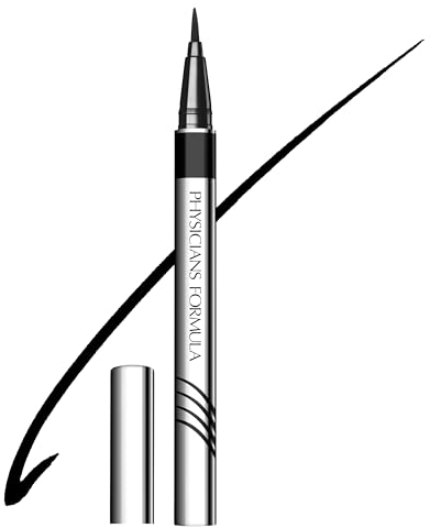 Physicians Formula - Eye Booster Waterproof Ultra-Fine Liquid Eyeliner - wasserfester, schnell trocknender Eyeliner flüssig aufzuftragen, stärkt und nährt die Wimpern - Vegan
