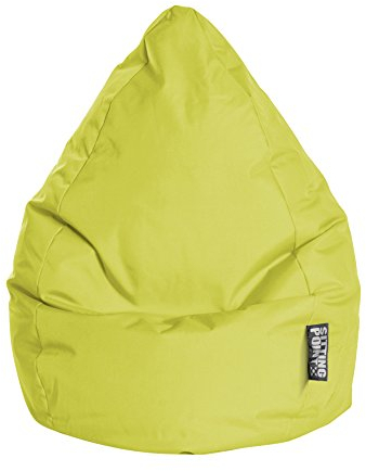 Gouchee Home Sitting Point only by Magma BeanBag Brava XL Sitzsack, ca. 70x110cm, großer Sitzsessel, Lounge-Sessel, Hülle bei 30°C waschbar, Made in Germany, grün