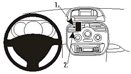 Brodit 854939 Fixation Voiture Proclip