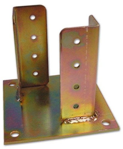 Supporto per Travi con Piastra di Fissaggio in Acciaio 90X90 mm (art. 840) 8 Pz