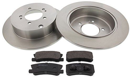 Mapco 47539 Bremsensatz Bremsscheiben mit Bremsbelägen | Kompatibel mit: CITROËN C-CROSSER, C-CROSSER ENTERPRISE, MITSUBISHI LANCER VIII Sportback, OUTLANDER II