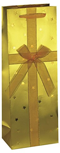 4 Flaschen Geschenktaschen Weihnachten / Geschenktüten / Maße: 36x12x8cm