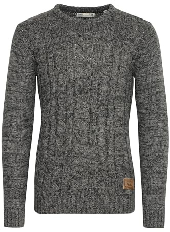 !Solid SDPhilemon Herren Pullover Grobstrick Rundhals-Ausschnitt