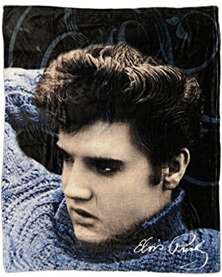 Midsouth Products Elvis Überwurfdecke, Blau