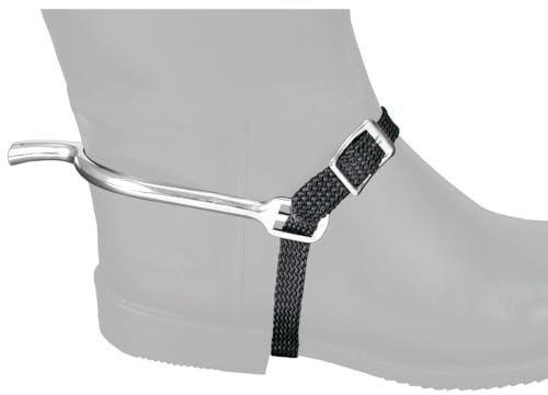 JT equiroyal geflochten Nylon Sporenriemen – Schwarz