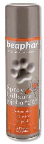 Beaphar – Spray Premium Brillance Du Pelage Pour Chien Et Chat À L’Huile De Jojoba – Assouplie, Lustre Le Poil – Redonne Au – Sans Rinçage – Pratique et Facile à Appliquer 250 ml