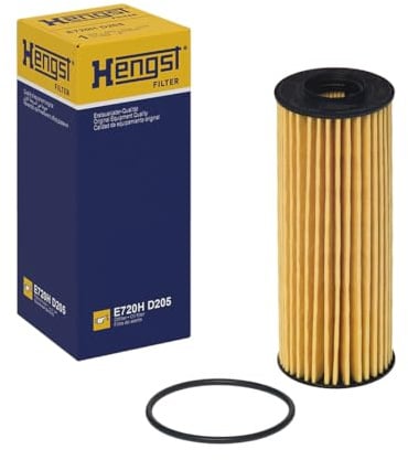 HENGST - Ölfilter E720H D205 - Öl-Filtereinsatz für KFZ | Hochwertiger Motorölfilter für KFZ mit Otto- oder Dieselmotor - Robuster Ölfilter mit hoher Schmutzaufnahmefähigkeit