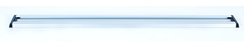 Toolflex® Rail mural en aluminium pour stockage d'outils 50 cm Organiseur pour outils, brosses et balais Noir
