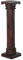 livasia edle Blumensäule Holz im Antik-Look – 80cm – Dekosäule aus Albiziaholz, Handgefertigt, Nachhaltig und Einzigartig aus Bali, Perfekt für Wohnzimmer, Flur oder Garten (Braun)