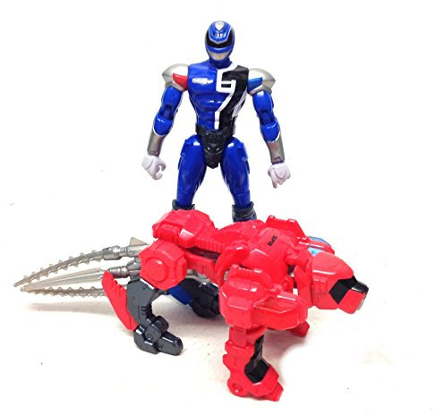 Power Rangers SPD BLUE toy 5 action figure w/ARMOUR ROBOT [not boxed]