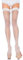 LEG AVENUE Damen Fishnet Strumpfhose, Weiß, Einheitsgröße Große Größen EU